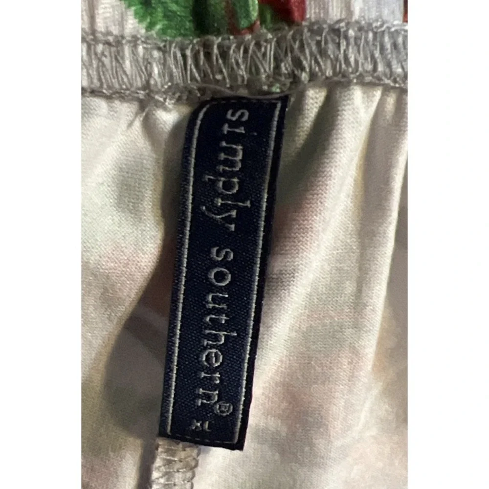 New Simply Southern Christmas Red Truck Pajama Pants Womens Lounge Stretch‎ XL